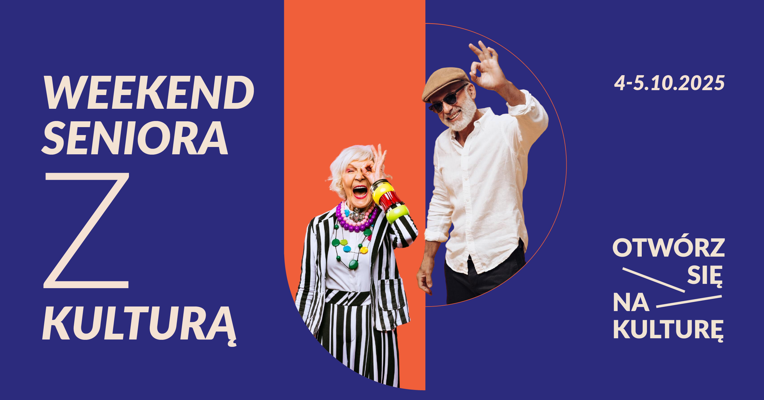 baner promujący akcję pn. Weekend seniora z kulturą